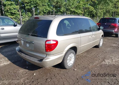 2002 Chrysler Town & Country Lx из США, поврежденный, VIN 2C8GP44342R686041